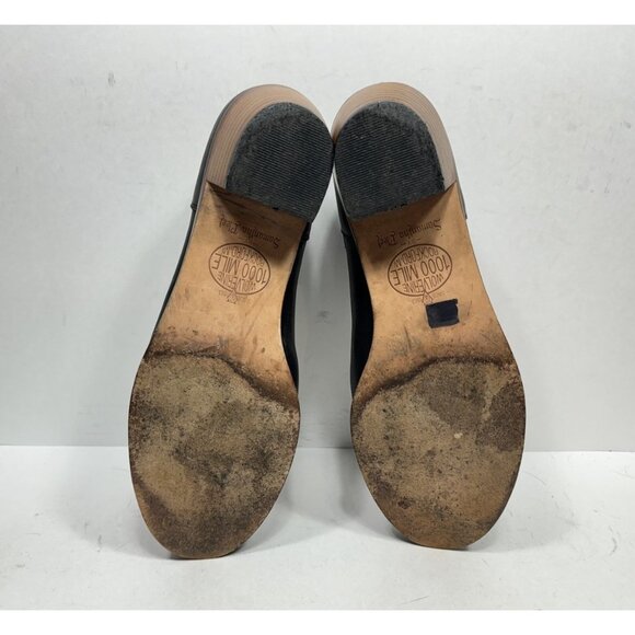 Wolverine 1000 Mile Nesbit Kiltie Leather Oxford Samantha Pleet Black Blue 10 B - Picture 6 of 8